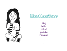 Tablet Screenshot of heatherface.com